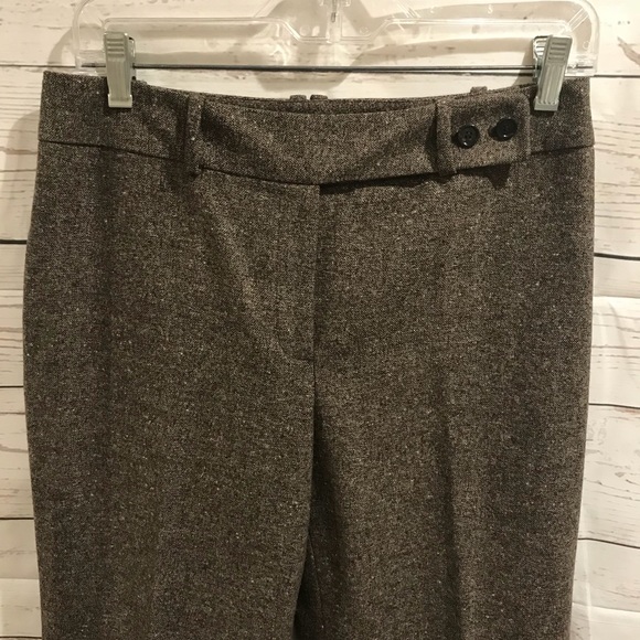 Ann Taylor Wool Tweed Trouser Dress Pants - Picture 2 of 6